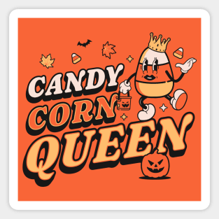 Candy Corn Queen - Retro Vintage Halloween Magnet